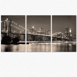 Bruklinski most u sepia tonovima