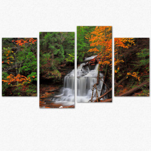 Jesenje boje kraj vodopada