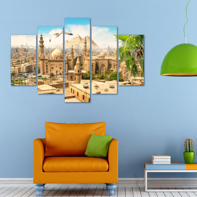 Kairo - pogled na piramide