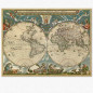 Karta sveta iz 1664