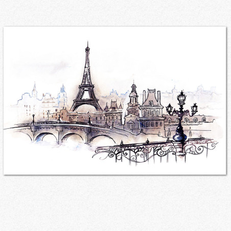 Crtež - Skica Pariza