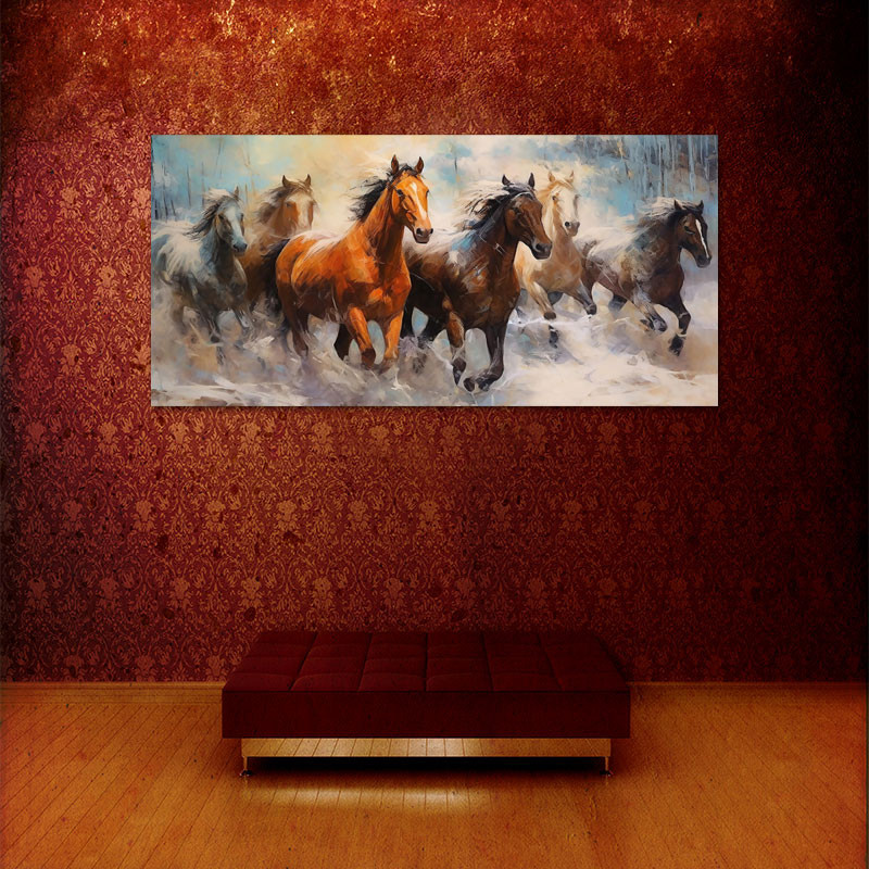 Galop Konja Reprodukcija Slike Veli ina Slike Na Zidu 115x55cm Galop Konja Reprodukcija Slike Veli ina Slike Na Zidu 115x55cm