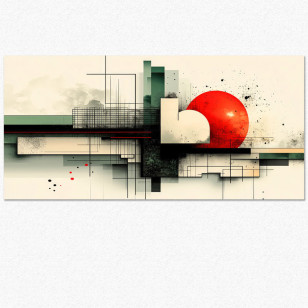 Crveni krug u prostoru