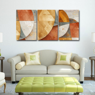 Fragmenti forme - Trodelna slika