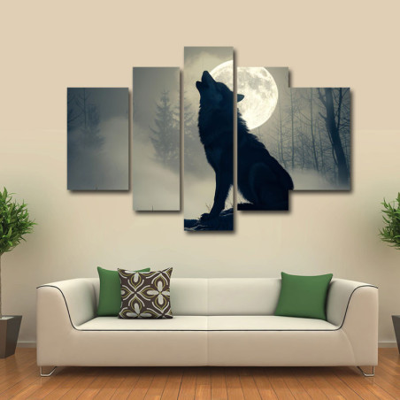 Mesec i Vuk - Petodelna slika