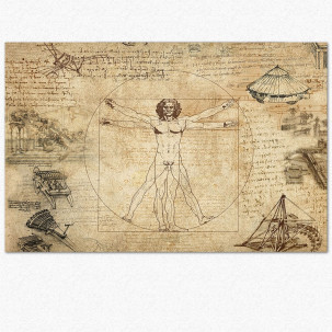 Vitruvijev čovek - Leonardo Da Vinči
